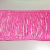 Neon színű hurkolt végű táncruha rojt 30 cm hosszú - FUXIA